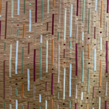 Stratus Silk Fabric - Multicolored Stripe, 54" Width (1 Yard)