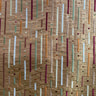 Stratus Silk Fabric - Multicolored Stripe, 54" Width (1 Yard)