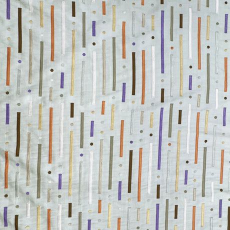 Stratus Silk Fabric - Multicolored Stripe, 54" Width (1 Yard)