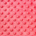 Minky Dimple Dot Faux Fur Fabric - 100 Percent Polyester, Embossed Dimple Dot, 60" Width (1 Yard)