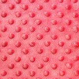Minky Dimple Dot Faux Fur Fabric - 100 Percent Polyester, Embossed Dimple Dot, 60" Width (1 Yard)