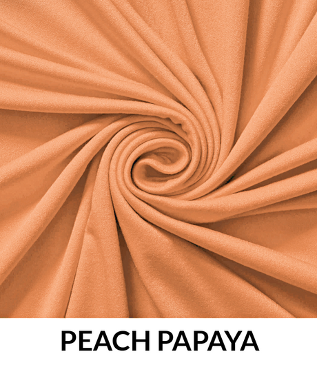 DTY 2 Sided Brushed #668 Polyester Fabric - 170 GSM, Stretch Peach Skin