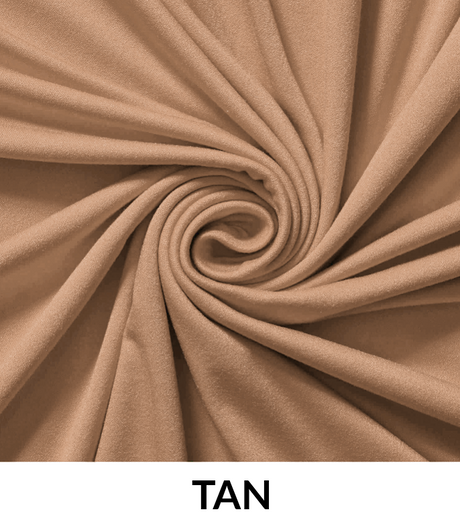 DTY 2 Sided Brushed #668 Polyester Fabric - 170 GSM, Stretch Peach Skin