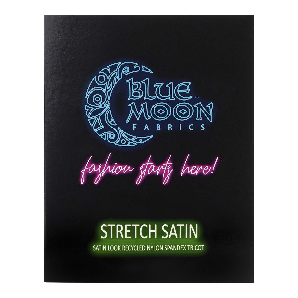 Stretch Satin Look Recycled Nylon Spandex Color Card