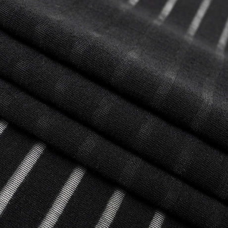 Striped Stretch Mesh Fabric - Striped Mesh, 57" Width, 4-Way Stretch (1 Yard)