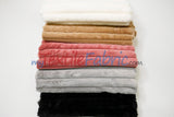 Striped Rabbit Fur 100 Percent Polyester Fabric - Striped Faux Rabbit Fur, 64/66" Width (1 Yard)