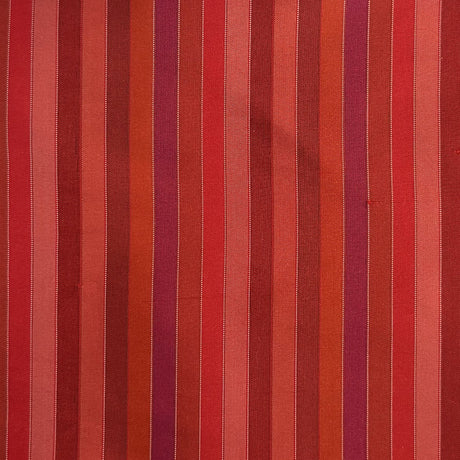 Strozzo Silk Fabric - Multi-Colored Thin Stripe, 54" Width (1 Yard)