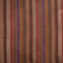 Strozzo Silk Fabric - Multi-Colored Thin Stripe, 54" Width (1 Yard)