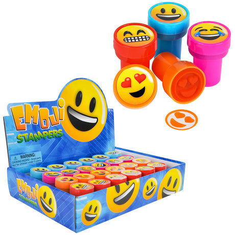 Emoticon Stampers 1.40" (24 Pc Display)