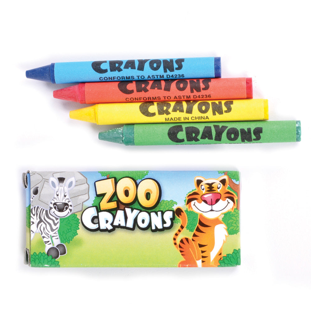 Zoo Animal Crayons (4pcs/Box)