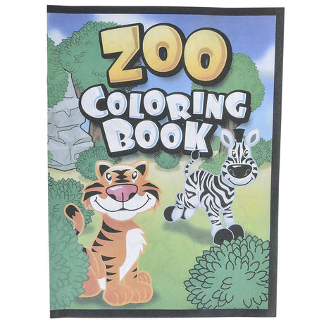 Zoo Animal Coloring Book 9x11" (12 Pages) (1 DZ)