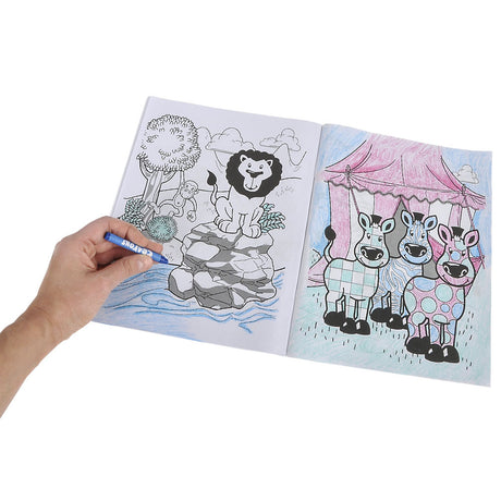 Zoo Animal Coloring Book 9x11" (12 Pages) (1 DZ)