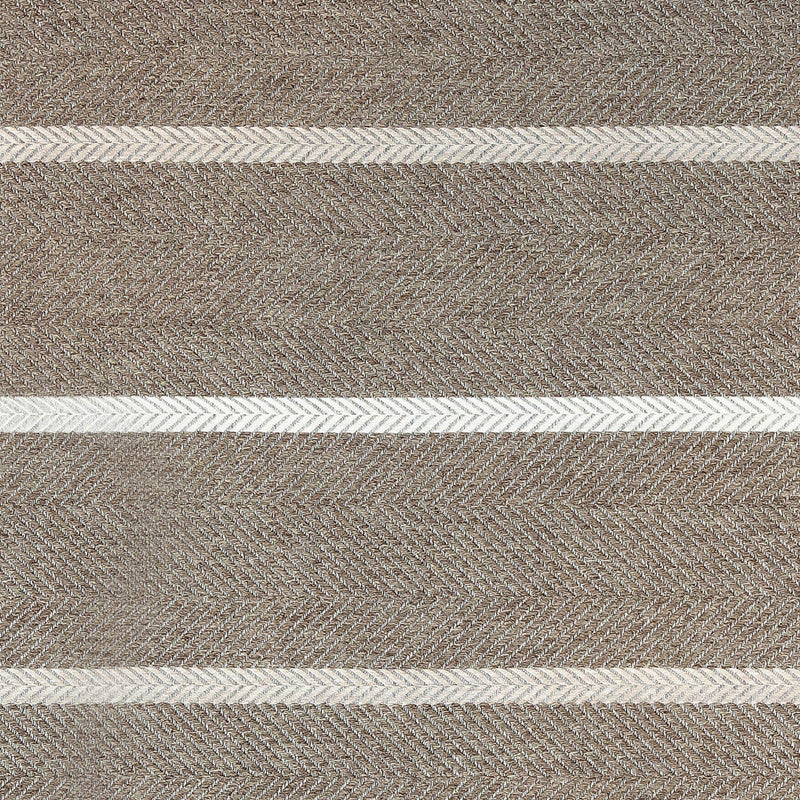 Sterling Herringbone Upholstery Woven by Sunbrella - Alpaca Stripes
