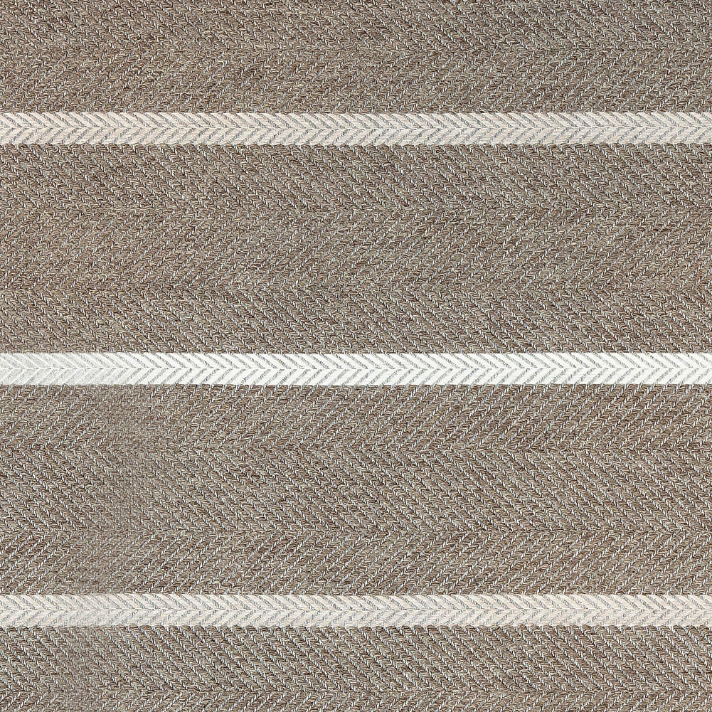 Sterling Herringbone Upholstery Woven by Sunbrella - Alpaca Stripes