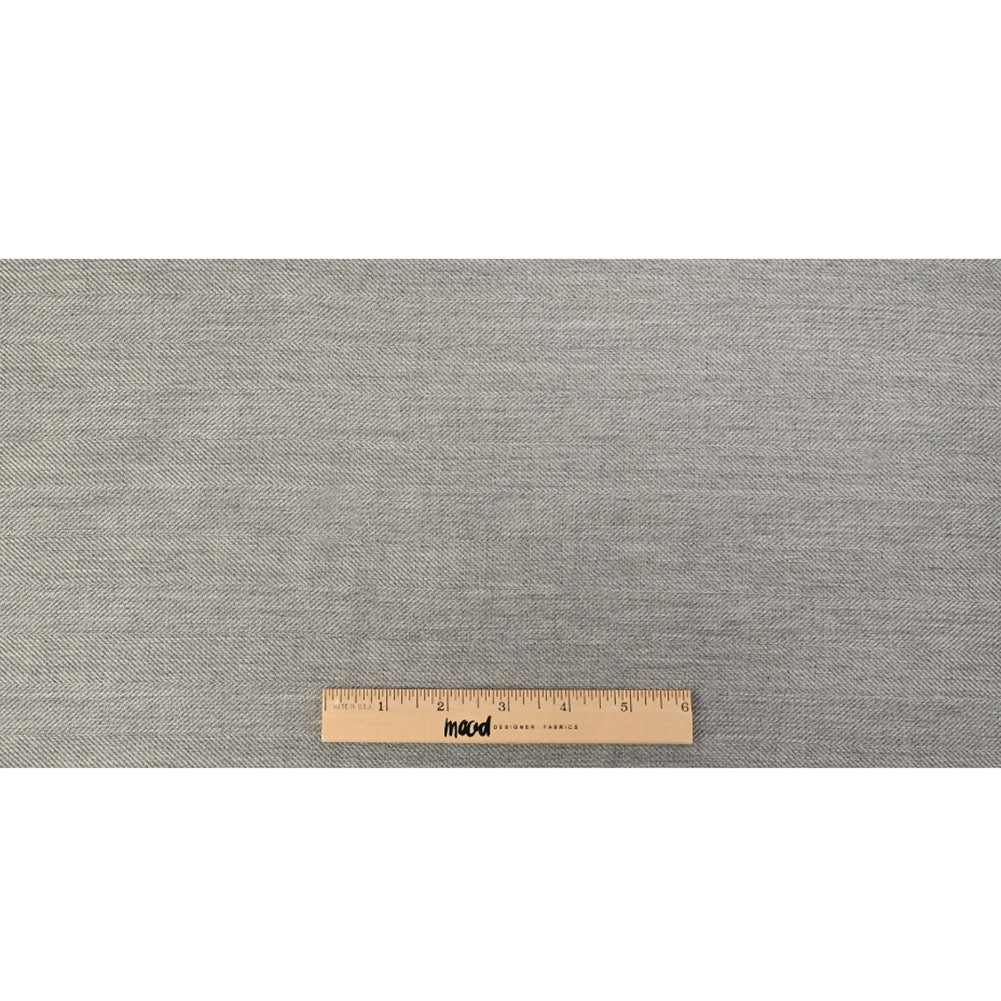 Switch Herringbone Twill by Sunbrella - Silver