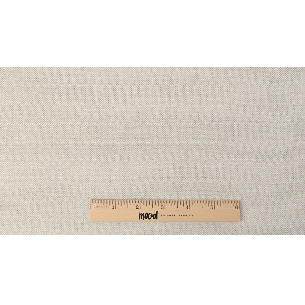 Switch Herringbone Twill by Sunbrella - Snow