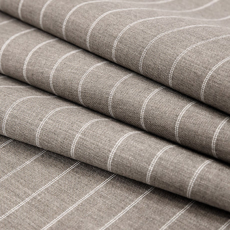 Ticking Striped Canvas by Sunbrella - Dove