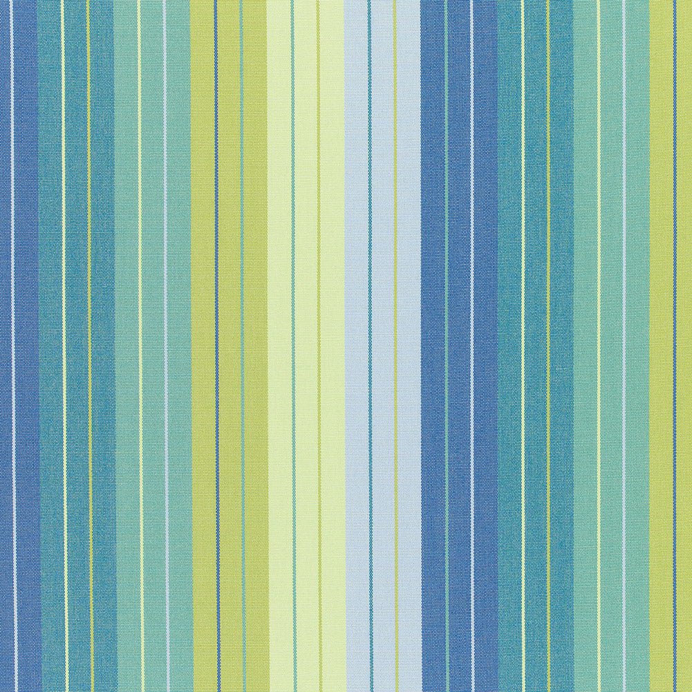 Seville Upholstery Woven by Sunbrella - Seaside Blue and Green Stripes