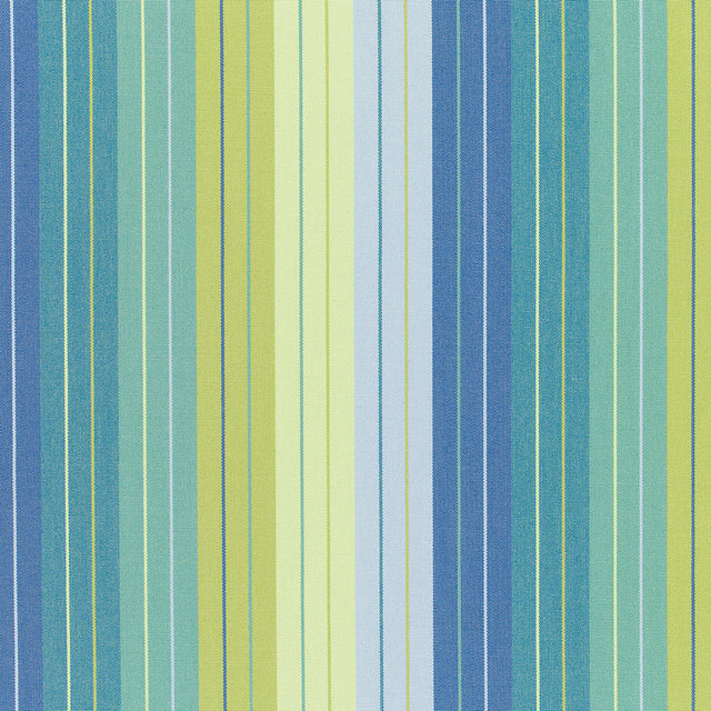 Seville Upholstery Woven by Sunbrella - Seaside Blue and Green Stripes