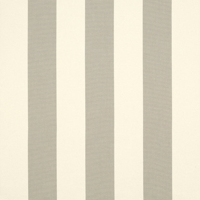 Solana Upholstery Woven by Sunbrella - Seagull Gray and Cream Awning Stripes