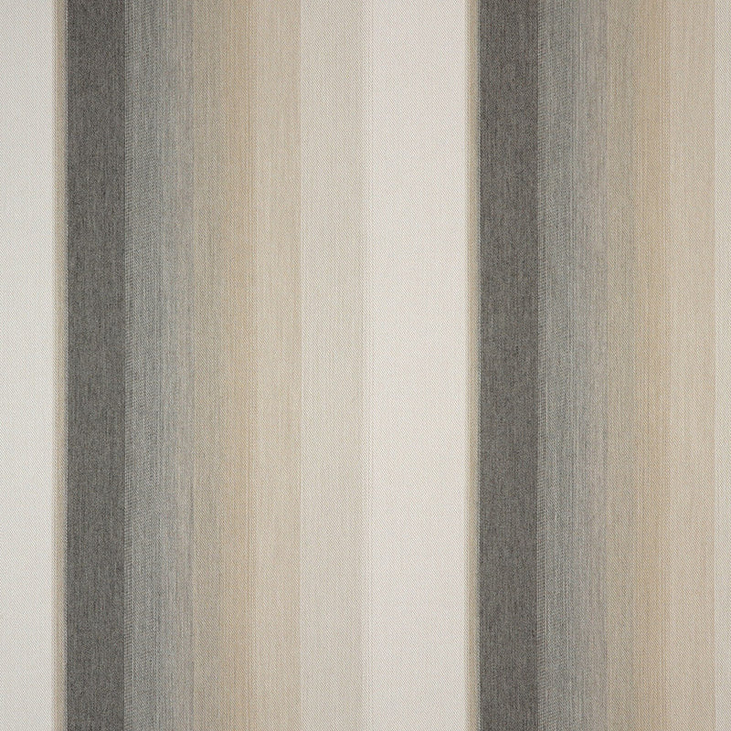 Dip Dye Striped Woven by Sunbrella - Chickadee Gray and Beige