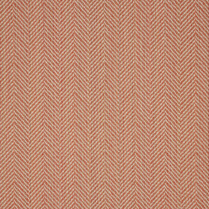 Fusion Posh Herringbone Woven by Sunbrella - Coral