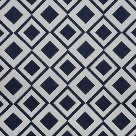 Fusion Savvy Geometric Jacquard by Sunbrella - Indigo