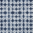 MIdori Upholstery Jacquard by Sunbrella - Indigo Shibori Diamonds