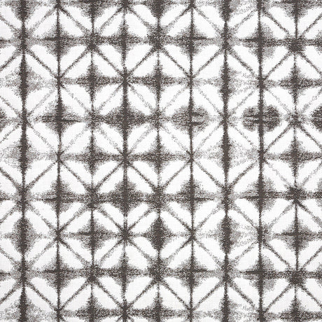 MIdori Upholstery Jacquard by Sunbrella - Stone Shibori Diamonds