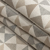 Array Upholstery Woven by Sunbrella - Dune Beige and Gray Geometric