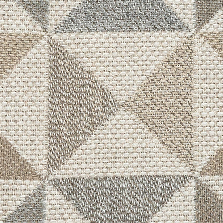 Array Upholstery Woven by Sunbrella - Dune Beige and Gray Geometric