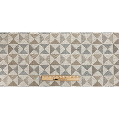Array Upholstery Woven by Sunbrella - Dune Beige and Gray Geometric