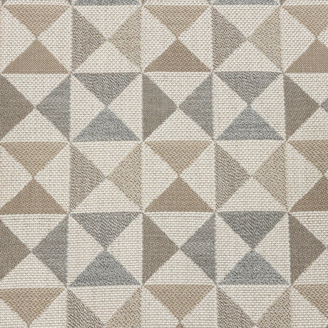 Array Upholstery Woven by Sunbrella - Dune Beige and Gray Geometric