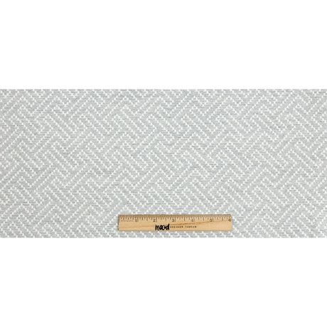 Crete Geometric Fret Jacquard by Sunbrella - Cloud