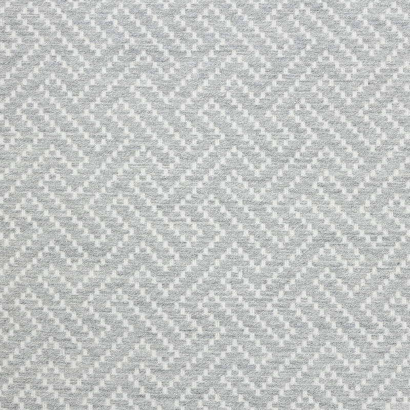 Crete Geometric Fret Jacquard by Sunbrella - Cloud