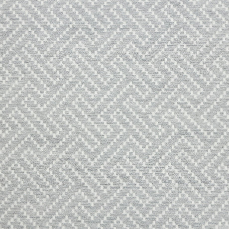 Crete Geometric Fret Jacquard by Sunbrella - Cloud
