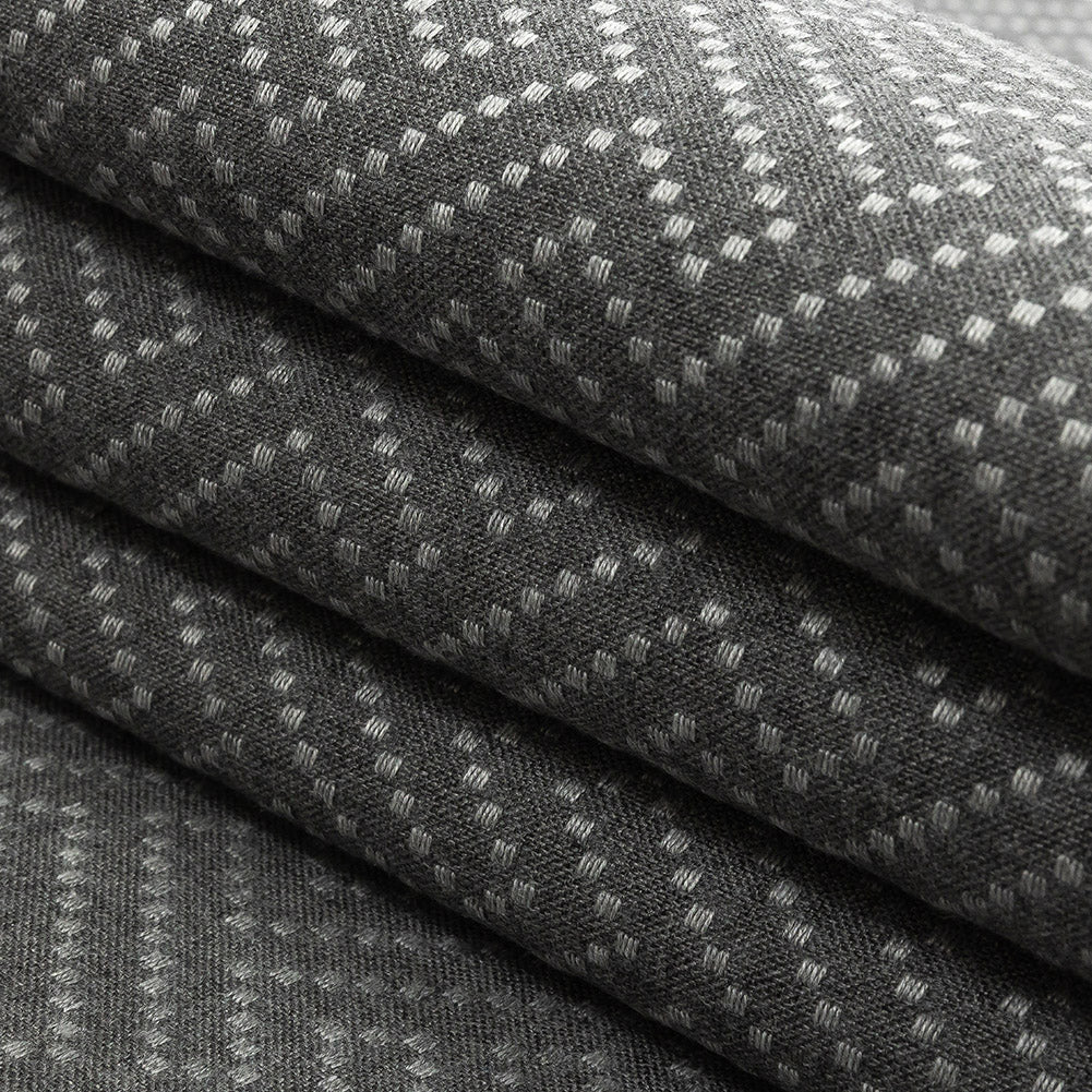 Crete Geometric Fret Jacquard by Sunbrella - Stone