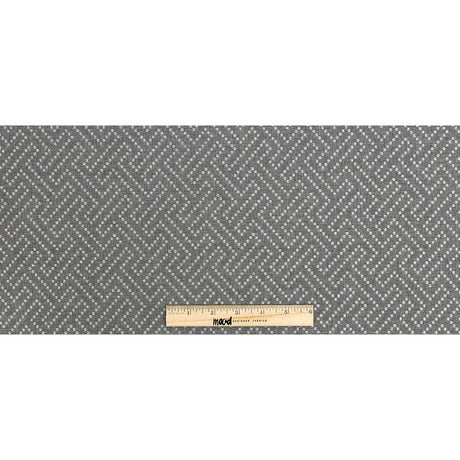 Crete Geometric Fret Jacquard by Sunbrella - Stone