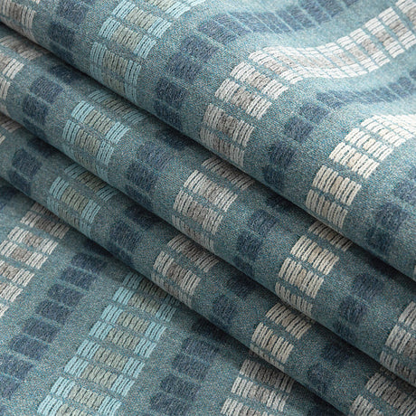 Esti Upholstery Woven by Sunbrella - Lagoon Broken Stripes