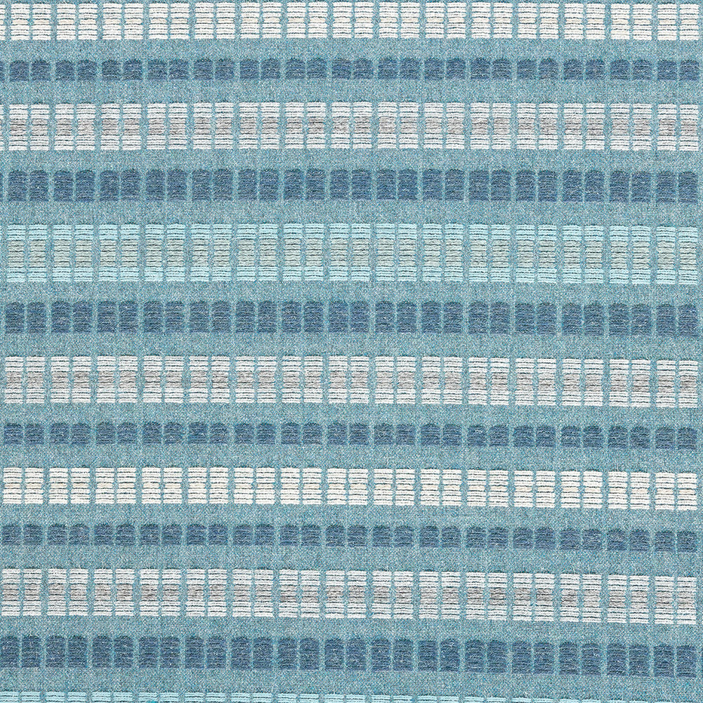 Esti Upholstery Woven by Sunbrella - Lagoon Broken Stripes
