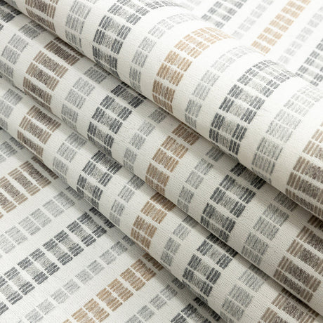 Esti Upholstery Woven by Sunbrella - Limestone Broken Stripes