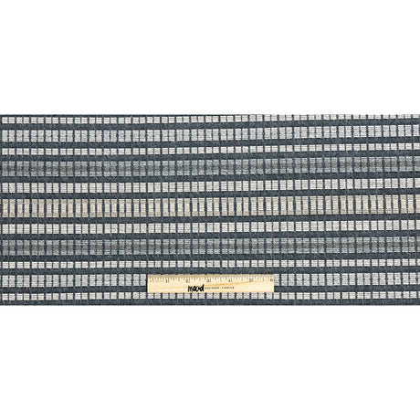Esti Upholstery Woven by Sunbrella - Onyx Broken Stripes