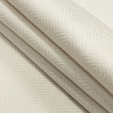 Fusion Posh Herringbone Woven by Sunbrella - Snow