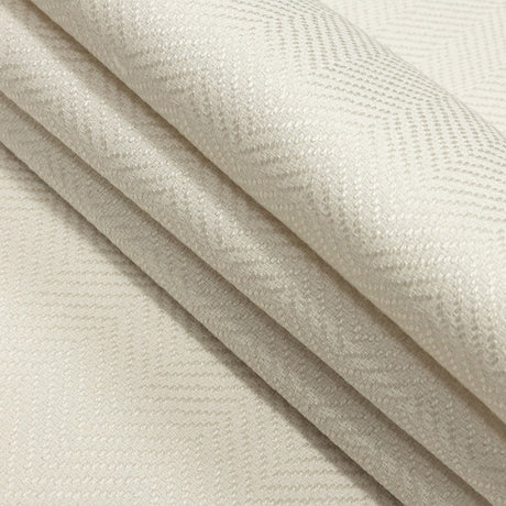 Fusion Posh Herringbone Woven by Sunbrella - Snow