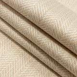 Fusion Posh Herringbone Woven by Sunbrella - Linen