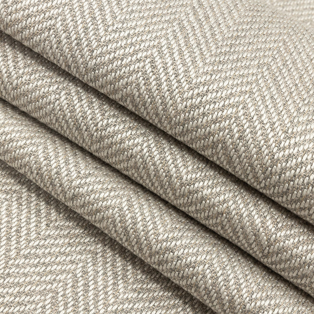 Fusion Posh Herringbone Woven by Sunbrella - Pebble