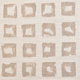 Kindle Jacquard by Sunbrella - Silk Beige Organic Squares