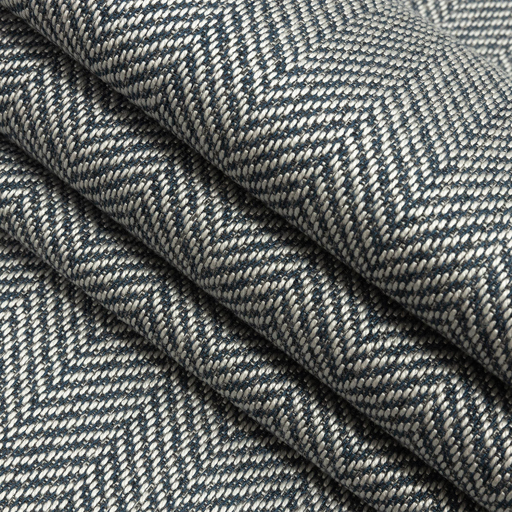 Fusion Posh Herringbone Woven by Sunbrella - Sapphire