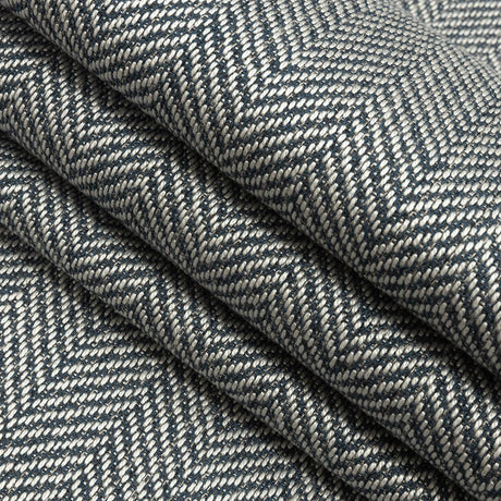 Fusion Posh Herringbone Woven by Sunbrella - Sapphire