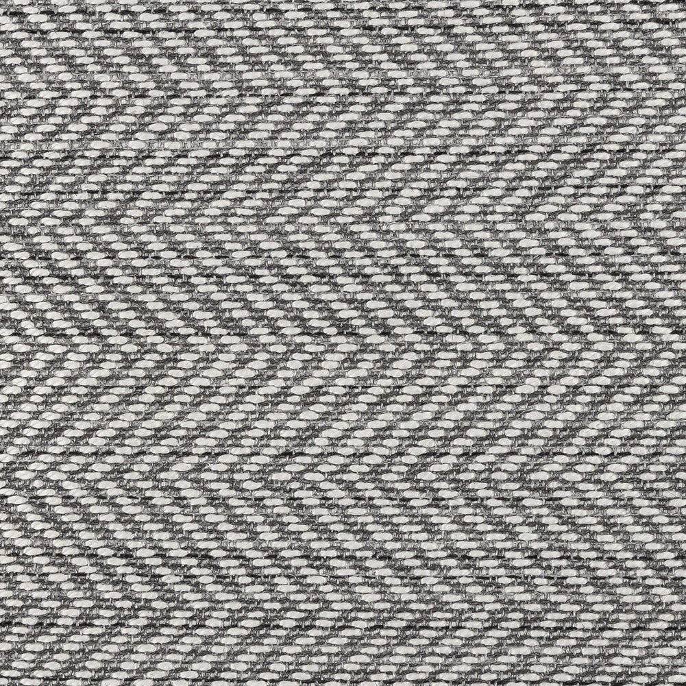 Fusion Posh Herringbone Woven by Sunbrella - Granite